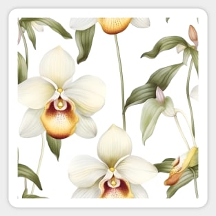 Watercolor Orchid Pattern 17 Sticker